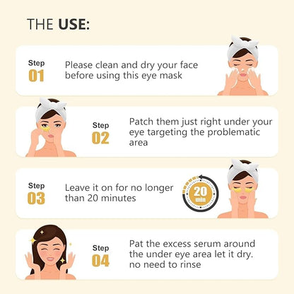 20 pairs 24k gold under