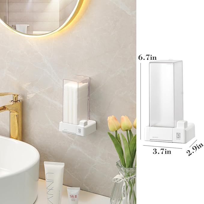 Cotton pad dispenser, with 55