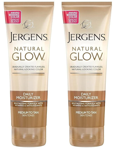 Jergens Nat Glw Med/Tan Size 7.5z Jergens Natural Glow Daily Moisturizer For Medium/Tan Skin (2 Pack)