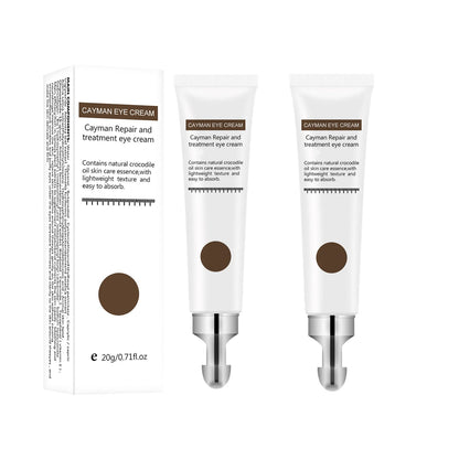 2pcs Anti-aging Eye Cream Cayman Eye Cream, Silk Protein Anti-Wrinkle And Firming Magic Eye Cream For Wrinkles,Dark Circles,Fine Lines,Puffiness & Bags,Wrinkle (20g)