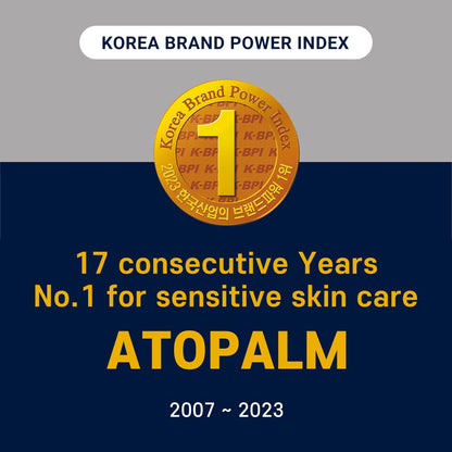 ATOPALM Soothing Gel Lotion 4 Fl Oz, Cooling and Calming Moisturizer for Sensitive, Eczema Prone, Heat Rash Skin, Redness Relief, Lightweight Mild Face and Body Lotion for Baby, Korean Skincare
