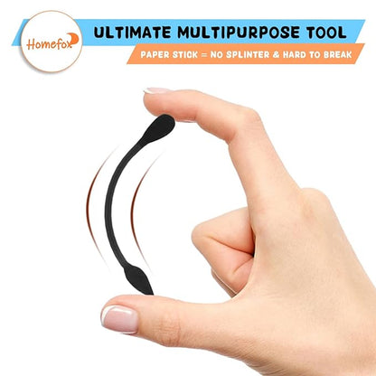 Xl black thick cotton swabs