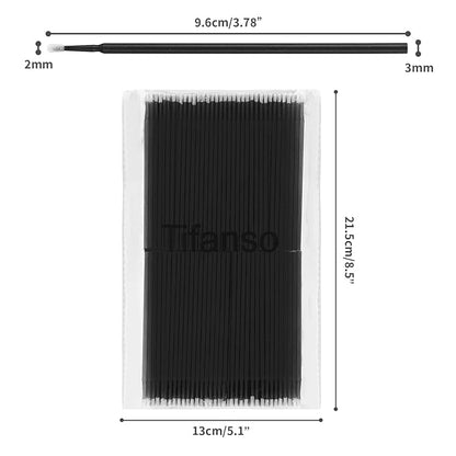 Tifanso 400pcs micro cotton swabs,