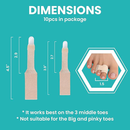 10 Pack Fabric Hammer Toe