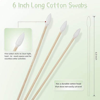 200 count bamboo cotton swabs
