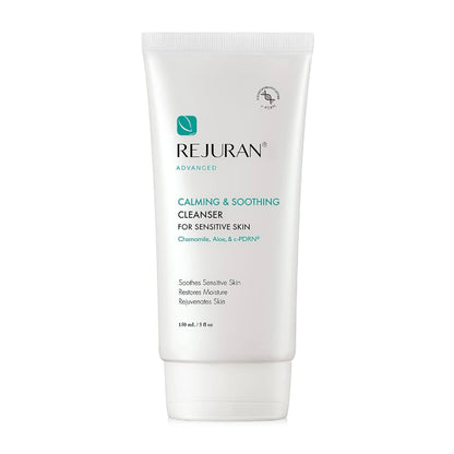 REJURAN® Advanced Calming & Soothing Cleanser, c-PDRN® - Gentle Gel Face Wash Suitable for Sensitive Skin, Effectively Retains Moisture (5.29 oz)
