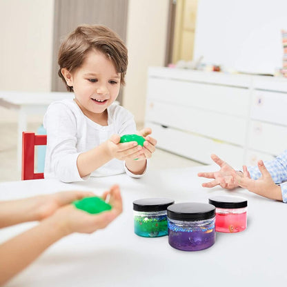 50 Pieces 4oz Plastic Jars with Lids Clear Round Cosmetic Container Empty Storage Jars for Makeup,Jewelry,Samples,Travel Storage