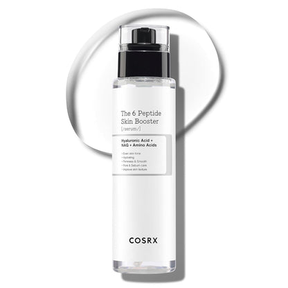 COSRX 6X Peptide Collagen Booster Toner Serum with Copper Peptides, Niacinamide & Hyaluronic Acid Skin Renewal Boosting Facial Essence for All Skin Types, Korean Skin Care, 150mL/5.07 Fl.Oz