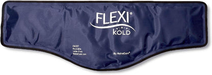 FlexiKold Gel Neck Ice Pack (23" X 8" X 5") - Reusable Cold Pack Compress (Therapy for Pain, Injuries of Neck, Lower Back, Shoulder, wrap Around Knee, Foot, Thigh, Elbow) - A6301-COLD