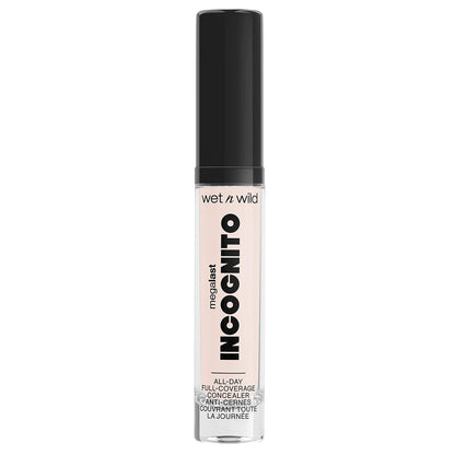 wet n wild Mega Last Incognito All-Day Full Coverage Liquid Matte Concealer, Fair Beige, 0.18 Ounce