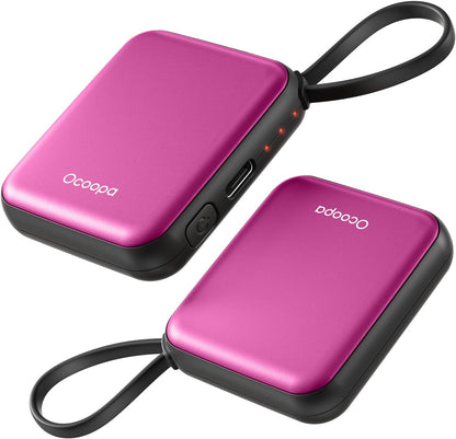 Ocoopa Hand Warmers Rechargeable UT5 Nano – Slim Electric Pocket Heater, Smart Temp Control, 14Hrs Battery, UL Safety, Artists in Bloom Design, Practical Gifts for Women, Christmas, Outdoor, Office