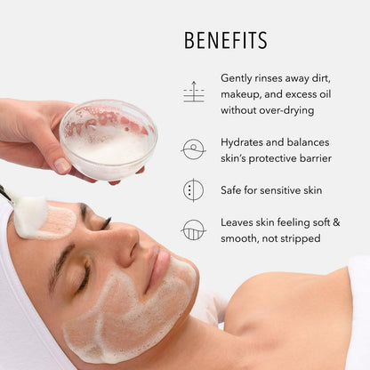 HydroPeptide Cleansing Gel, Toning Face Wash, Effectively Removes Makeup, Dirt, and Excess Oil without Irritation, 6.76 Ounce