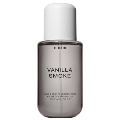 PHLUR Vanilla Smoke Body Mist - Hair and Body Fragrance Mist - Cashmere Vanilla Body Spray with Pink Pepper, Bergamot, Tonka Bean & Incense (8 Fl Oz)