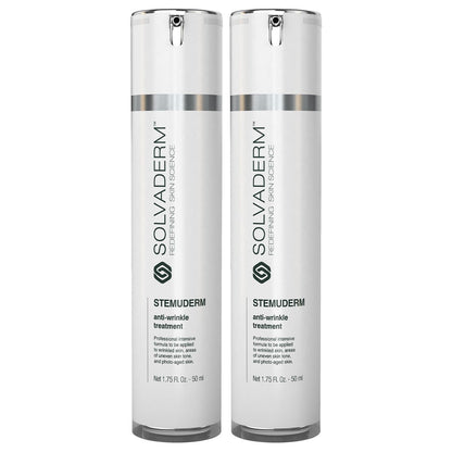 Stemuderm Face & Eye Cream - Anti Aging Skincare - Daily Moisturizer for Fine Lines, Wrinkles & Eyebags - Supports Production of Collagen & Elastin - Organic Stem Cell Complex - 1.7 oz (Pack of 2)