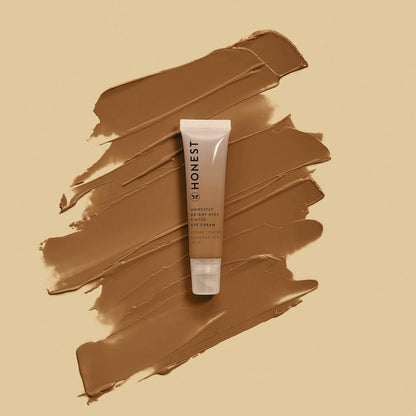 Honest Beauty Honestly Bright Eyes Tinted Eye Cream | Brightens + Diffuses Dark Circles | Hyaluronic Acid + Squalane | EWG Verified, Vegan + Cruelty Free | Terracotta, 0.5 fl oz