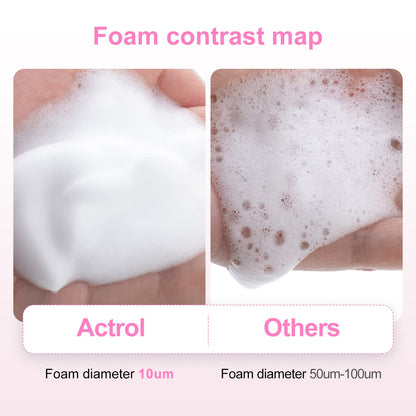 Eyelash Cleanser Concentrate 200ml Bubble Gum Professional Lash Shampoo Foaming Cleanser DIY Paraben & Sulfate Free Non-lrritating Wash for Extensions Lashes Care-Makes 20 Bottles