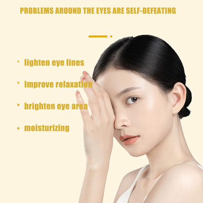Eye Essence Roll-On,Firms the Skin Around the Eyes,Eye Cream for Dark Circles,Repair Wrinkles Under the Eyes,Intense Hydrating Eye Treatment Serum Oil