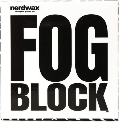 Nerdwax FogBlock | Anti Fog Lens Wipes | Keeps Glasses from Fogging