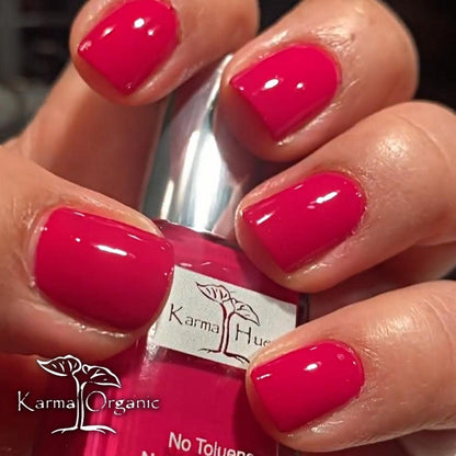 Karma Organic Natural Nail Polish-Non-Toxic Nail Art, Vegan and Cruelty-Free Nail Paint (Farmer's Market Berries)