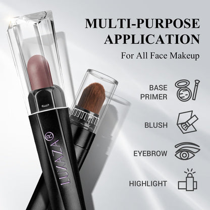 Neutral Eyeshadow Stick Makeup 6PCS Set, Dark Grey Shimmer Matte Cream Eye Shadow for Smoky Eye Brightener Pencil Crayon - A3 Smoky Rose Taupe