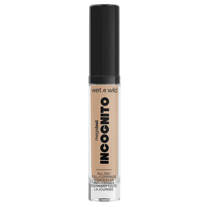 wet n wild Mega Last Incognito All-Day Full Coverage Liquid Matte Concealer, Medium Neutral