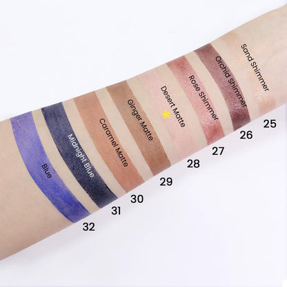 evpct 2Pcs Cream Eyeshadow Sticks Set for Eyes Waterproof, Desert Matte Eye shadow Stick Pencil Pen Bulk sombras en crema para ojos 28+28