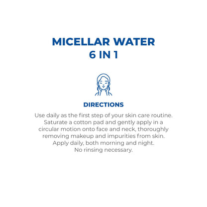 Dermaglos Micellar Water for All Skin Types Even Sensitive | All In 1 Hydrating Facial Cleanser & Makeup Remover, Brightening, Soothing, Gentle Face Toner | Alcohol-Free Formula | 13.52 Fl Oz