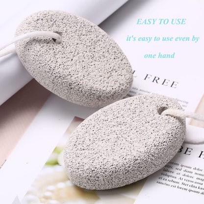 4-Pack Natural Pumice Stone for Feet, Borogo Lava Pedicure Tools Hard Skin Callus Remover for Feet and Hands - Natural Foot File Exfoliation to Remove Dead Skin, Heels, Elbows, Hands