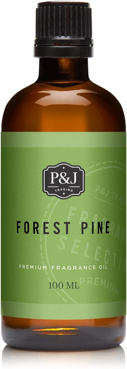 P&J Trading - Forest Pine Scented Oil 100ml - Fragrance Oil for Candle Making, Soap Making, Diffuser Oil