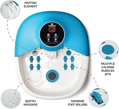 Foot spa massager with heat,