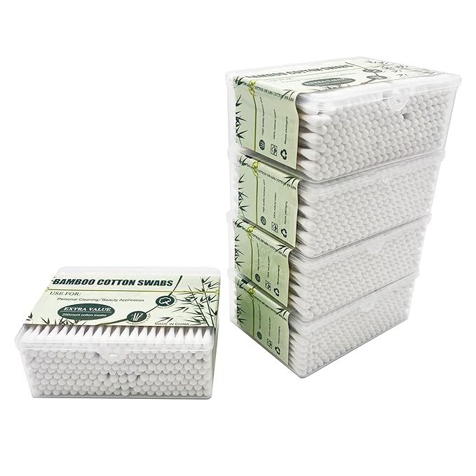 Bamboo cotton swabs, biodegradable wood
