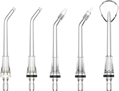 Water Flosser Replacement Tips for FlossJet Water Dental Flosser,Standard Water Dental Flosser Jet Tips,5 Replacement Jet Tips with Oral Irrigator,Compatible FlossJet Water Flosser