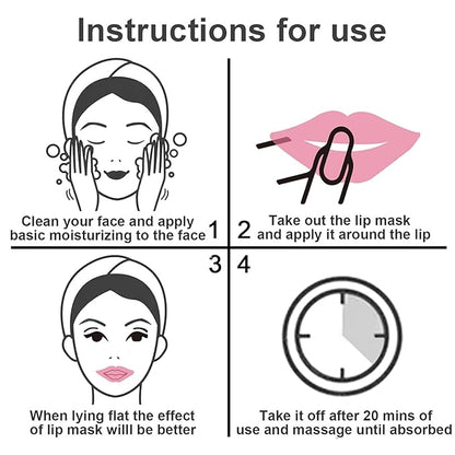 Eakroo 30 pairs lip mask