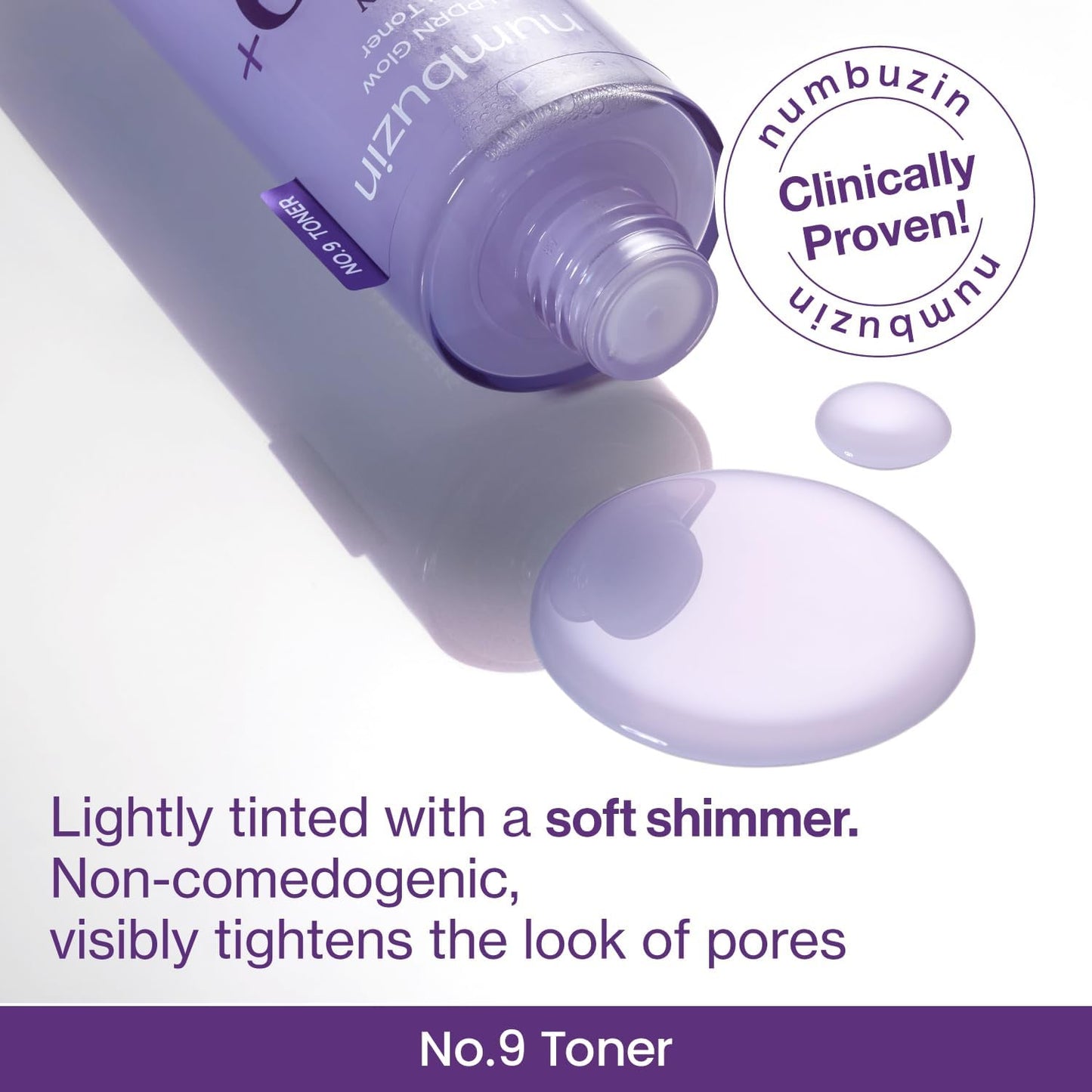 numbuzin No.9 Toner | NAD+ PDRN Glow Boosting Toner | Glowing, Firming, Hydrating, Elasticity, Wrinkles, Fine Lines, Korean Skincare | Salmon PDRN, Peptides, NAD | Essence for Dry Skin | 5.07 fl. Oz