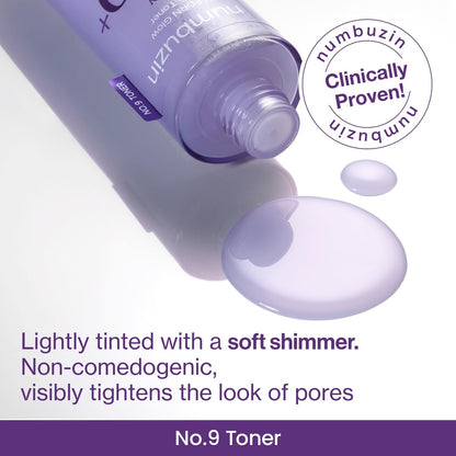 numbuzin No.9 Toner | NAD+ PDRN Glow Boosting Toner | Glowing, Firming, Hydrating, Elasticity, Wrinkles, Fine Lines, Korean Skincare | Salmon PDRN, Peptides, NAD | Essence for Dry Skin | 5.07 fl. Oz