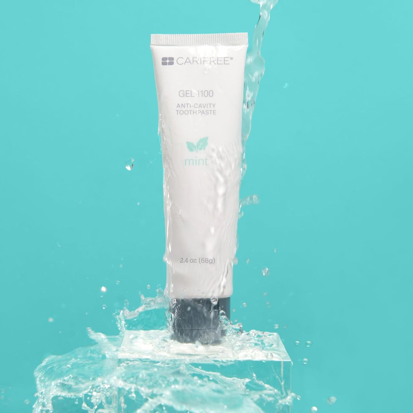 CariFree Gel 1100, Mint Flavored, Anti-Cavity Fluoride Toothpaste with Nano Hydroxyapatite for pH Neutralization, Enamel Protection, Dentist Recommended for Kids and Adults (Pack of 4)