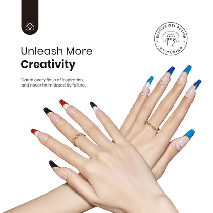 beetles Nail Art Polish-12 Colors Gel Liner Nail Polish Set Pink Blue Red Green White Gold Liner Gel Polish Gel Nail Polish Soak Off Uv Led Lamp Manicure Gifts for Women