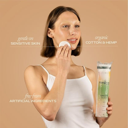 Organic cotton rounds for face