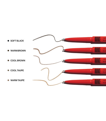 MAKE Beauty Nano Brow, Micro Eyebrow Pencil. Long-Lasting Smudgeproof Eye Brow Makeup for Hairlike Lines. Precision Liner for Natural-Looking Eyebrows - Shade, Cool Brown