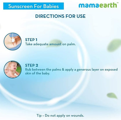 Mamaearth Mineral Based Baby Sunscreen | Gentle