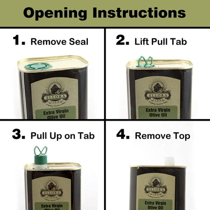 Ellora Farms Olive Oil Extra Virgin, Certified PDO Polyphenol Rich Extra Virgin Olive Oil Cold Pressed & Traceable, Global Gold Awards EVOO, Kosher, Single Origin, Crete, Greece 33.8 Fl oz (1 Ltr)