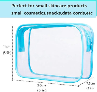 10pcs clear makeup bags bulk,tsa