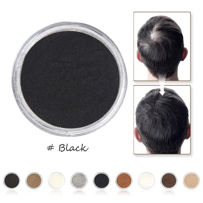 Hair Fibers for Thinning Hair for Women All-Natural Hair Building Fibers 0.98 Oz Hair Volume Powder Bald Spot Cover Up for Men & Women (Black）