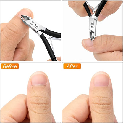 4 Packs Cuticle Nipper, Premium
