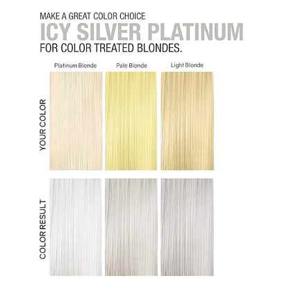 Icy Silver Platinum Color Depositing