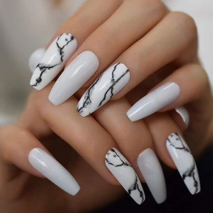 20Pcs Nail Art Brushes Tool Set, Nail Art Double-End Tools, Nail Liner Brushes, Silicone Pen Dotting Pen Tools Nail Art Kit for Home Nail Art DIY Salon Use-White