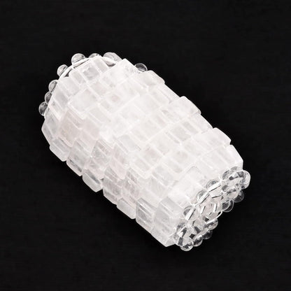 Jade Eye Mask Clear Quartz Cooling Jade Sleep Eye Mask 100% All Natural Soothe Stone Eye Mask