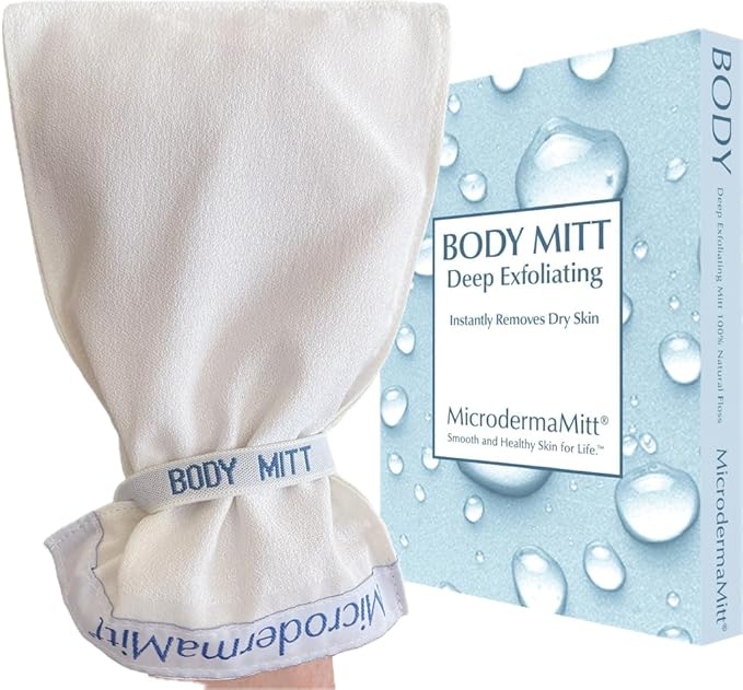 Microdermamitt deep exfoliating mitt for