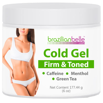 Brazilian Belle Cold Firmings Gel - Tightening & Anti Cellulite Cream with Caffeine - Advanced Firming & Body Firmings Gel for Loose & Sagging Skin - Suitable for All Skin Types