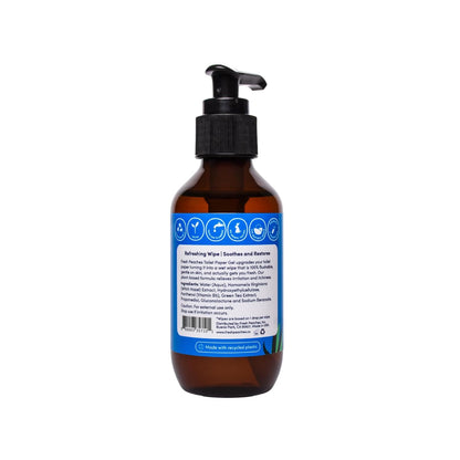 Toilet Paper Gel, Wet Wipe Alternative – Flush-Safe, A Cleaner Way to Wipe – Toilet Paper Spray (Blue Pocket, Starter with Pocket) – 4.4 oz